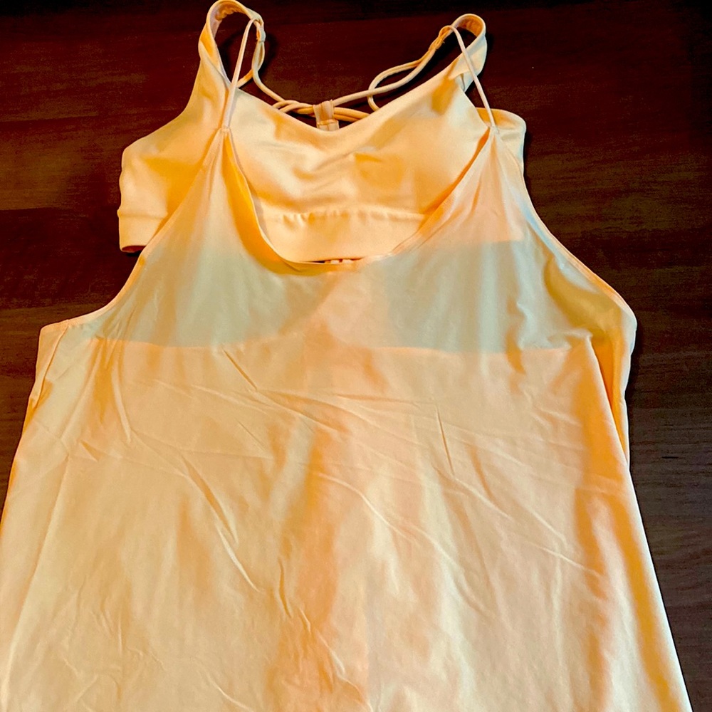 Athleta Solace dress with built in sports bra